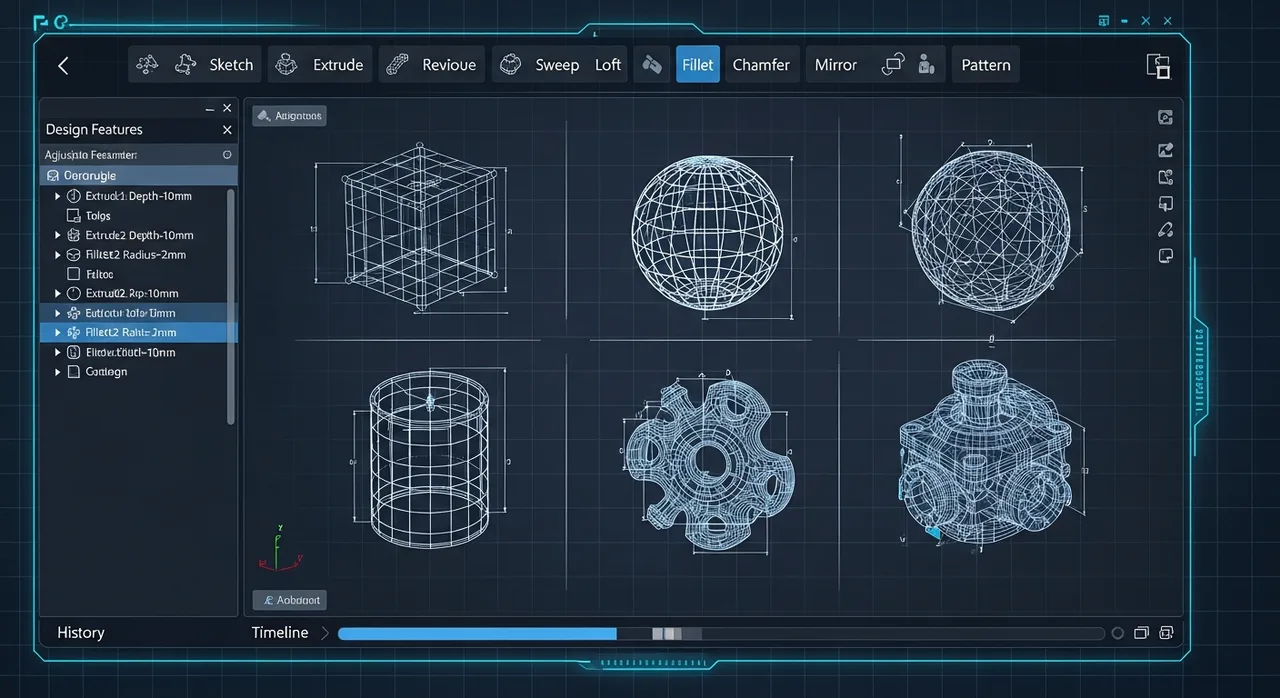 Sistema Parametrico 3D - Modellazione 3D Parametrica | Sviluppo Software SeoSoft