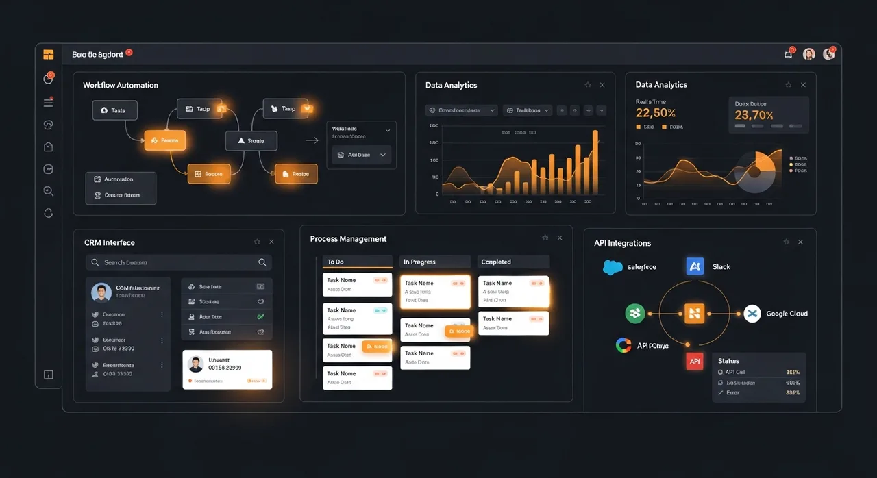 Dashboard applicazione gestionale personalizzata con workflow automation | SeoSoft