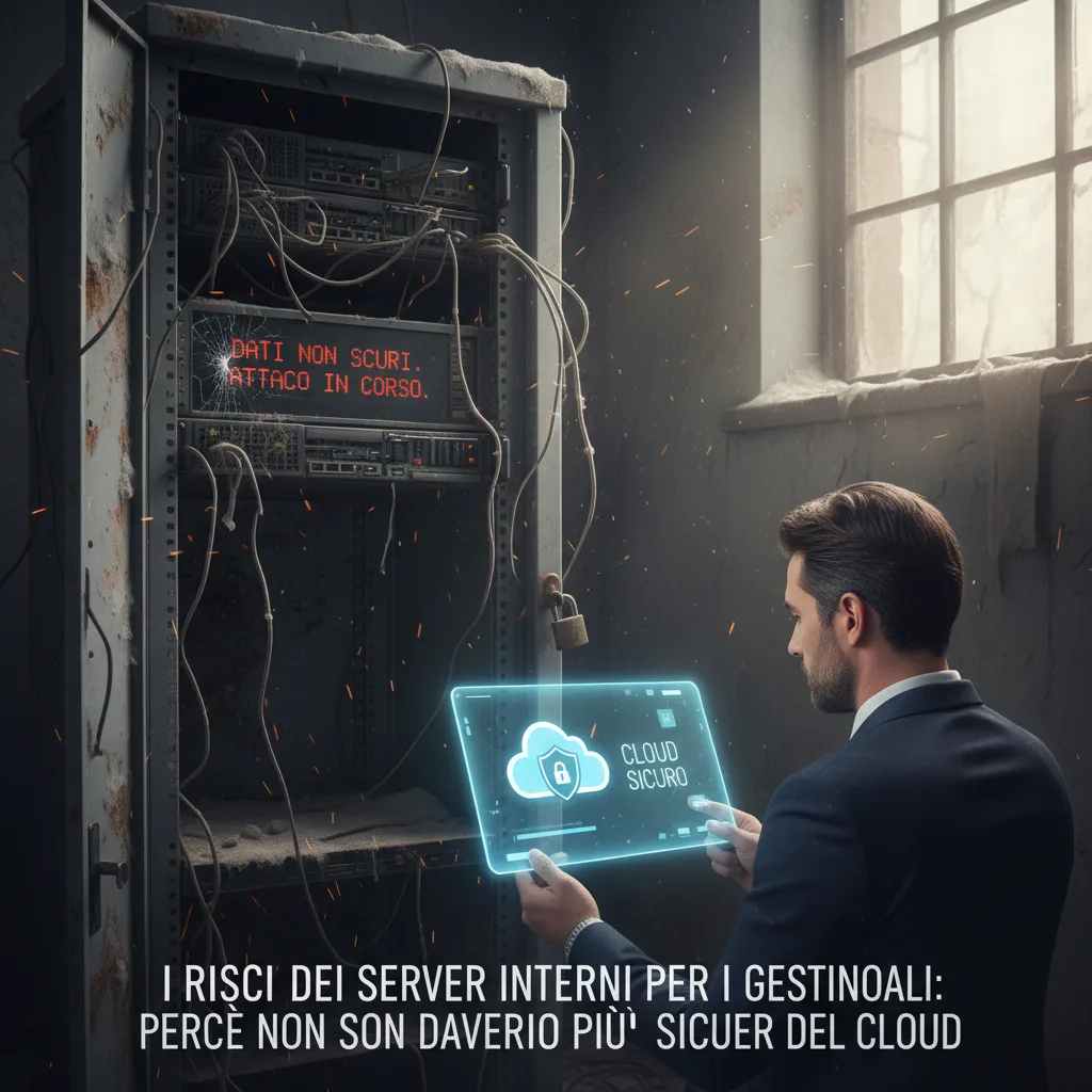 I rischi dei server interni per i gestionali aziendali: perché non sono davvero più sicuri del cloud