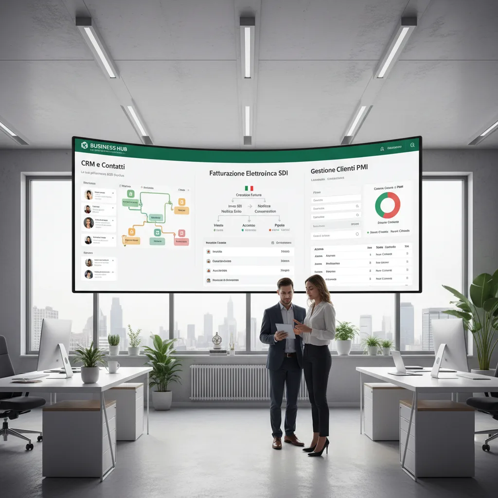 Piattaforma SaaS B2B: CRM, Fatturazione Elettronica SDI e Gestione Clienti per PMI
