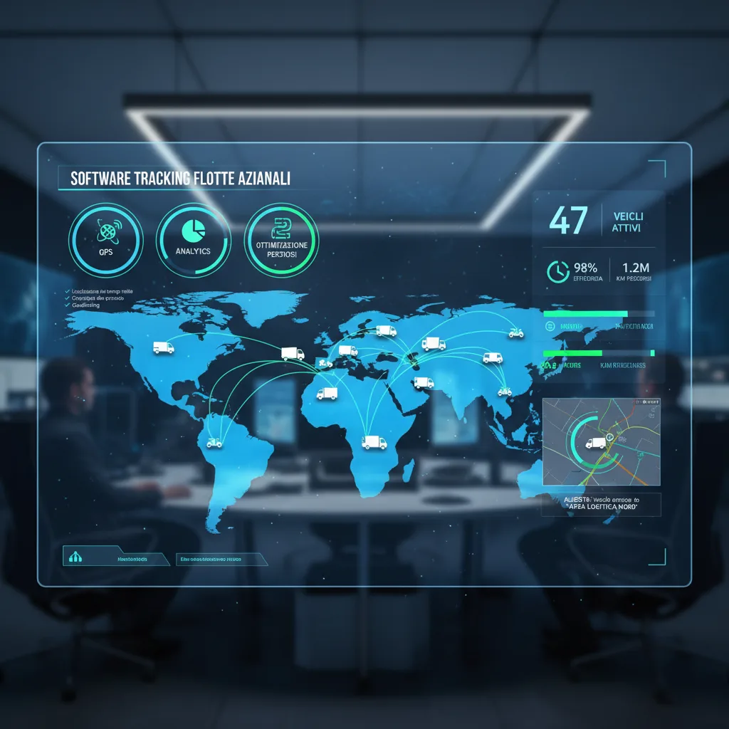 Software Tracking Flotte Aziendali: GPS, Analytics e Ottimizzazione Percorsi