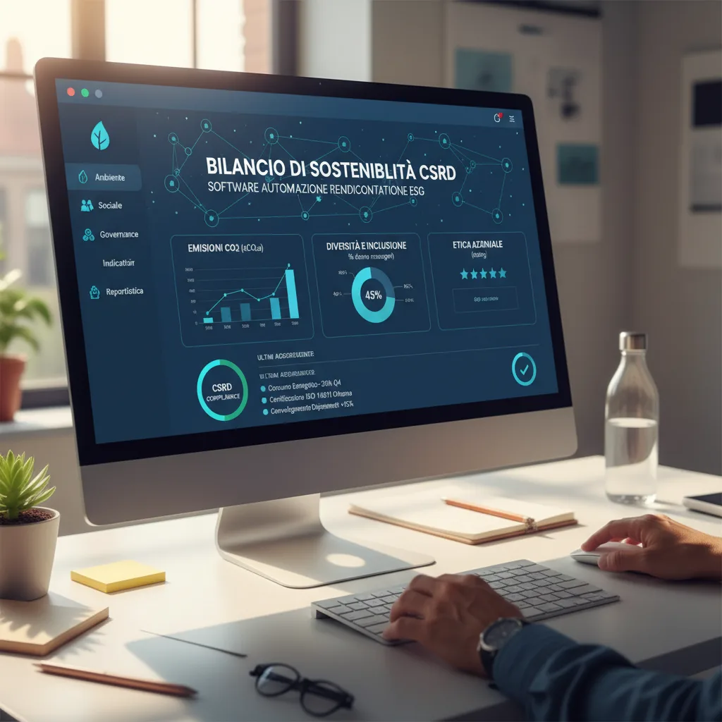 Bilancio di Sostenibilità CSRD: software che automatizza la rendicontazione ESG