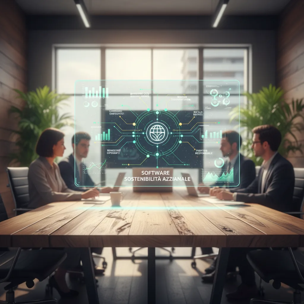 Software per la sostenibilità aziendale: piattaforma digitale per gestione ESG, carbon accounting e reporting CSRD