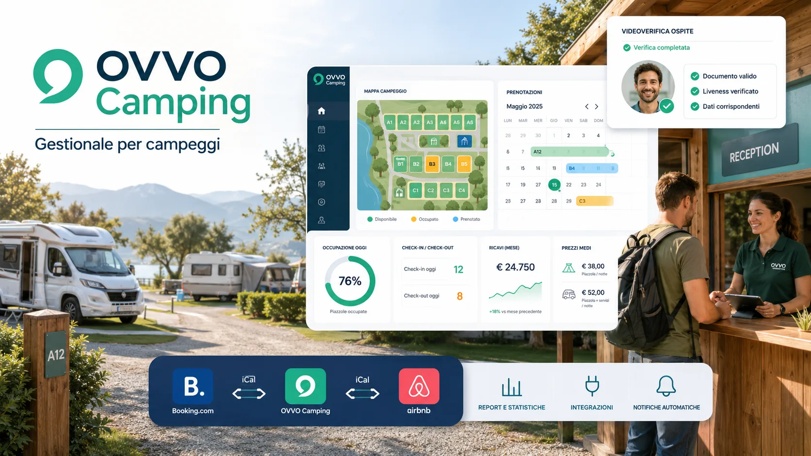 Gestionale per campeggi: come OVVO Camping semplifica piazzole, prenotazioni e check-in